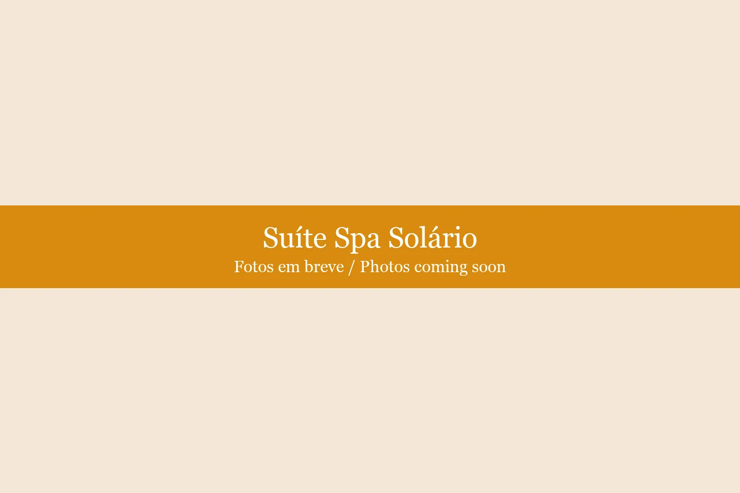Suíte Spa Solário — fotos em breve